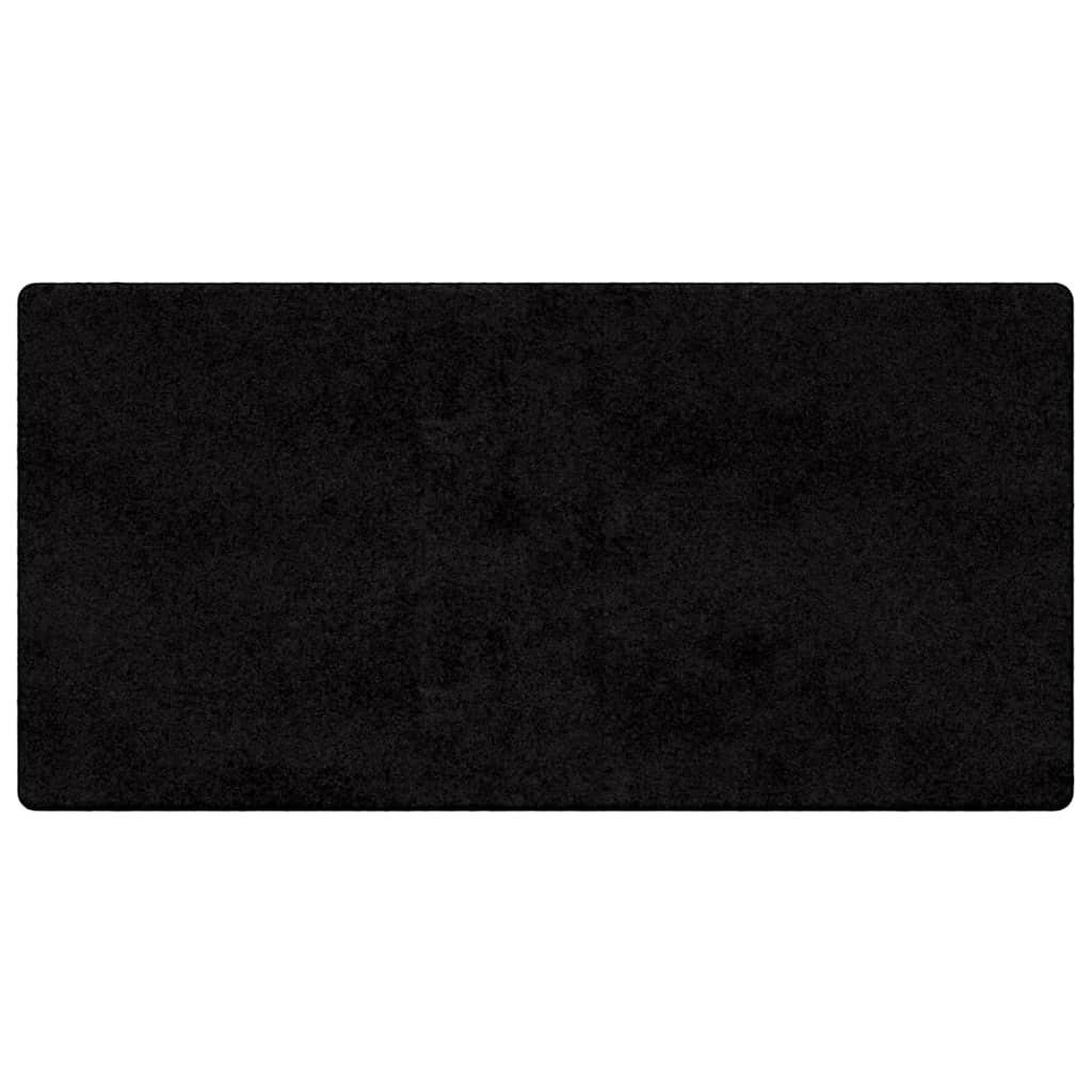 Vidaxl tapijt loper zwart 100 x 200 cm 100% polypropylene tuft