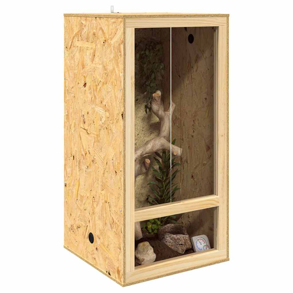 Vidaxl terrarium bruin 50 x 50 x 100 cm osb