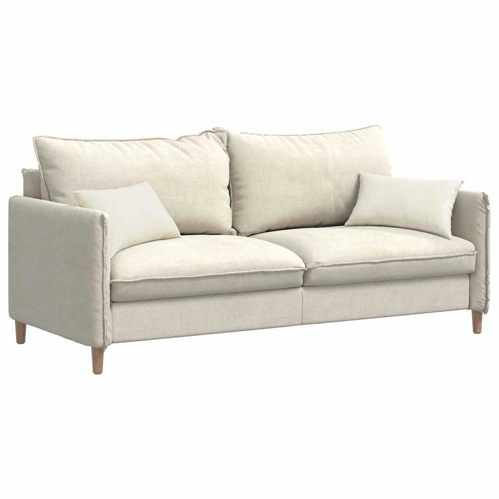 Vidaxl sofa kussens 2 stuks crème 50 x 30 cm cordstof