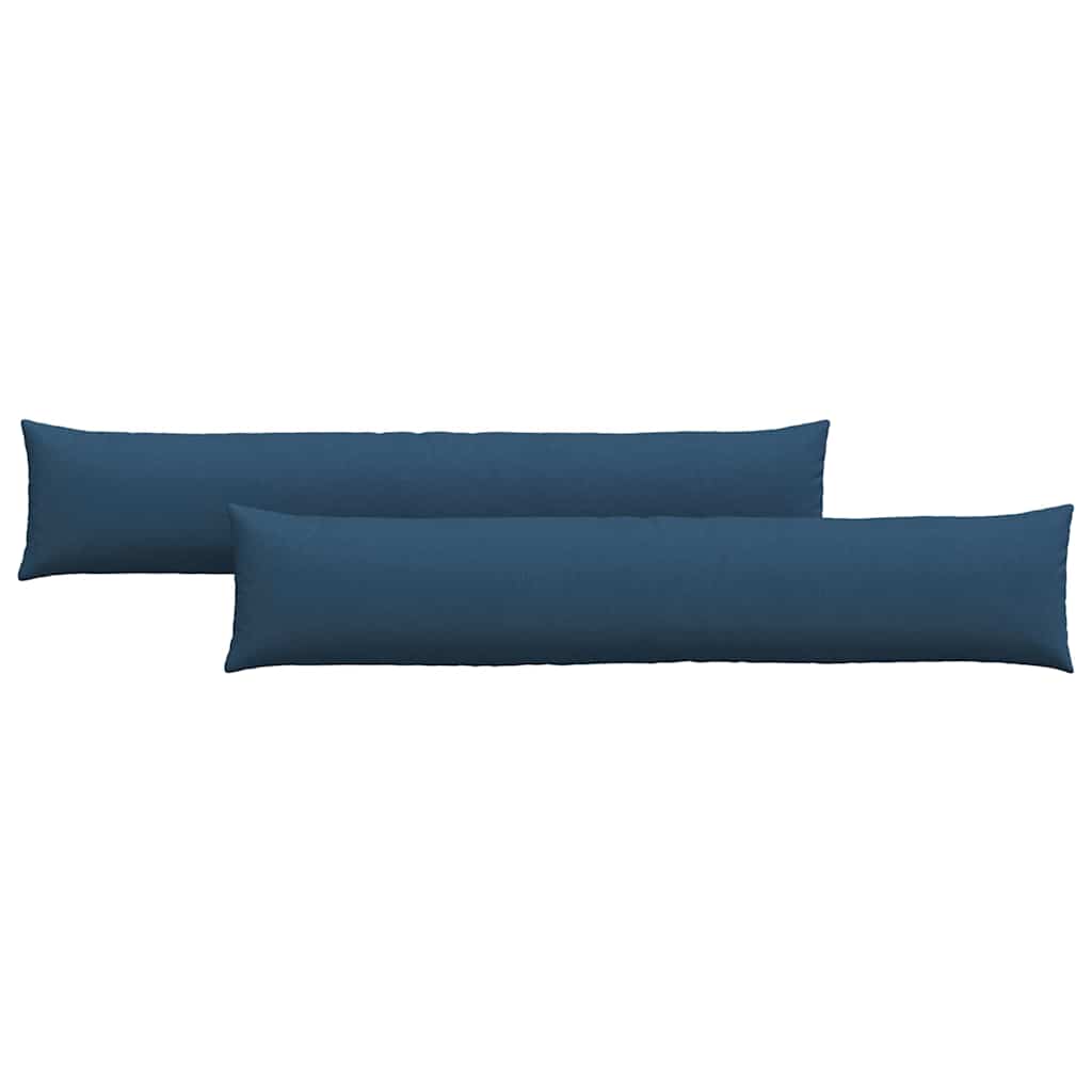 Vidaxl sofa kussens 2 pcs blauw 200 x 40 cm stof