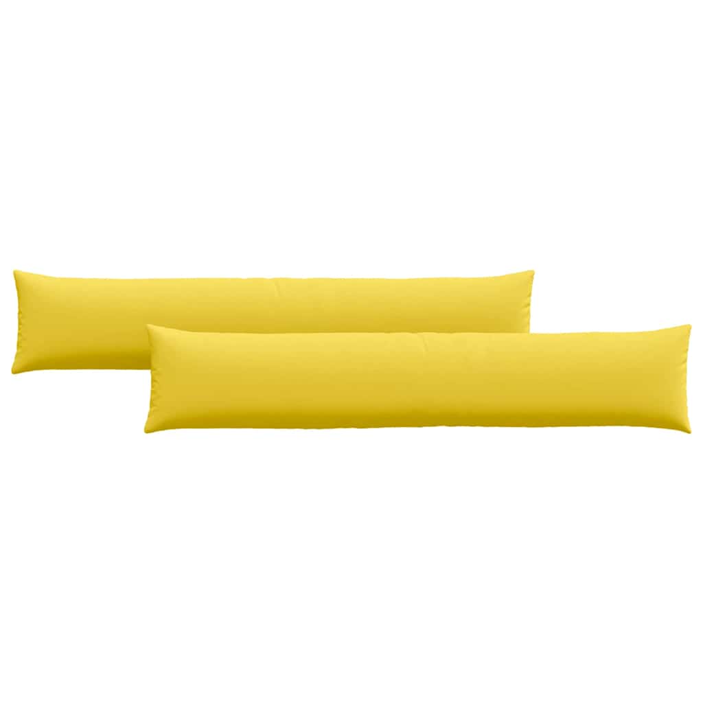 Vidaxl sofa kussens 2 pcs lichtgeel 200 x 40 cm stof