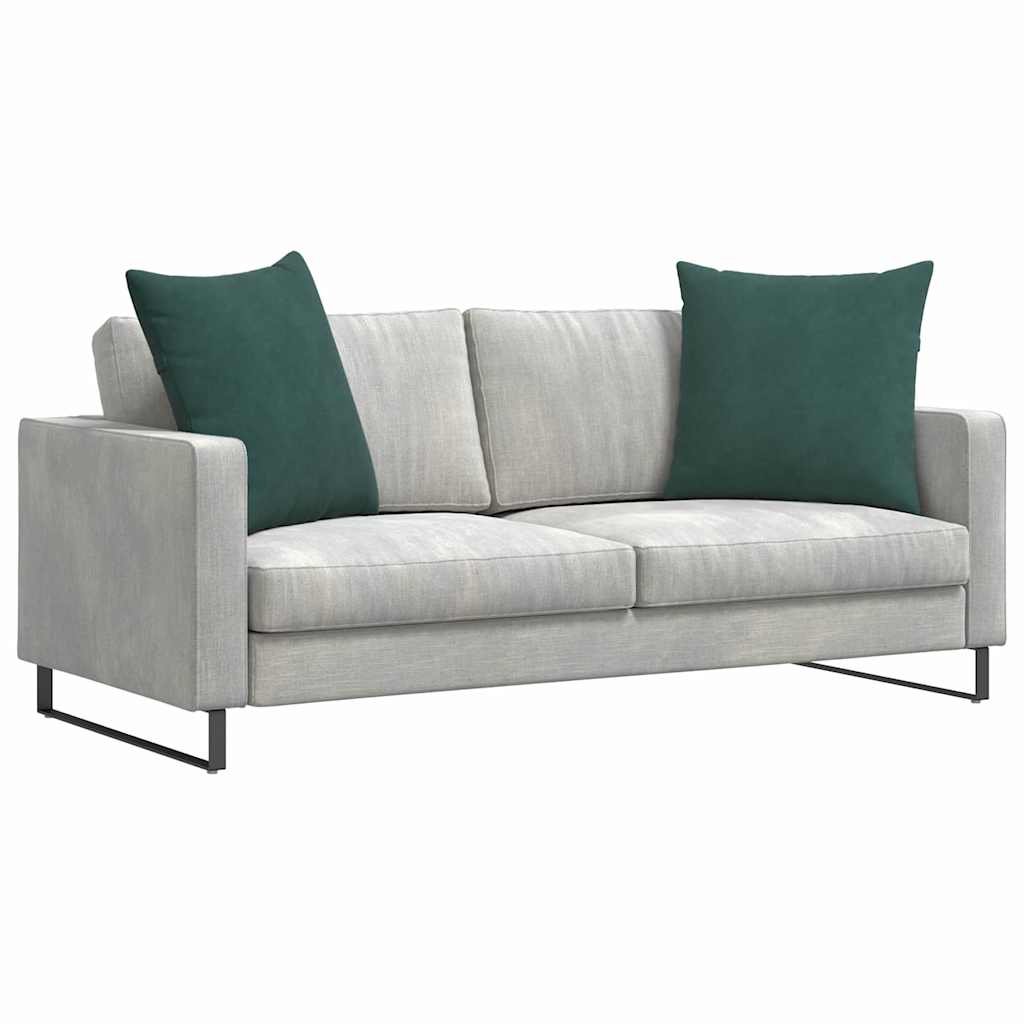 Vidaxl sofa kussens 2 stuks donkergroen 60 x 60 cm cordstof