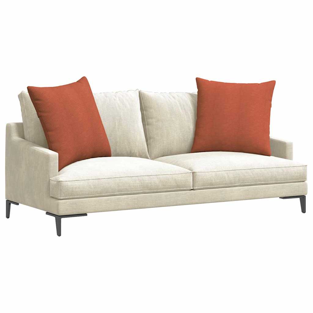 Vidaxl sofa kussens 2 stuks rood-oranje 60 x 60 cm cordstof