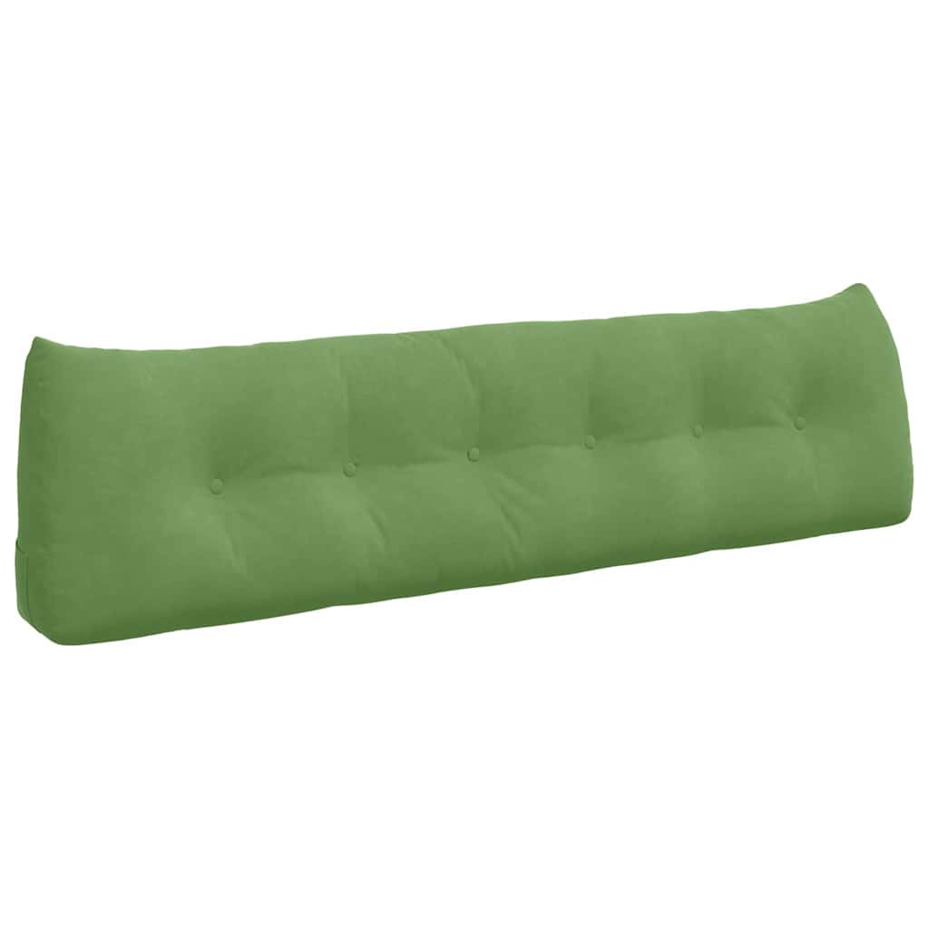 Vidaxl rugkussen lichtgroen 180 x 24 x 50 cm fluweel