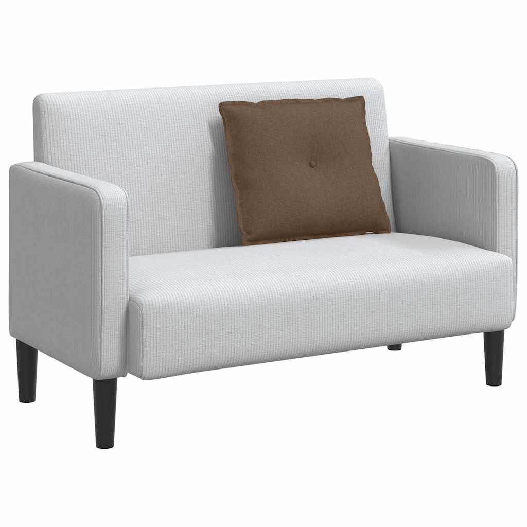 Vidaxl rugkussen bruin 60 x 19 x 50 cm stof