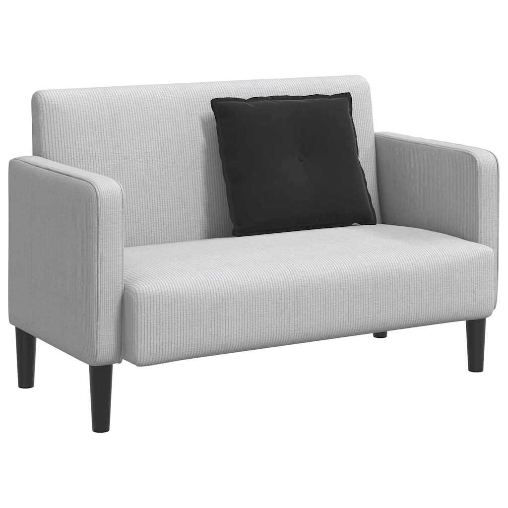 Vidaxl rugkussen zwart 60 x 50 cm cordstof