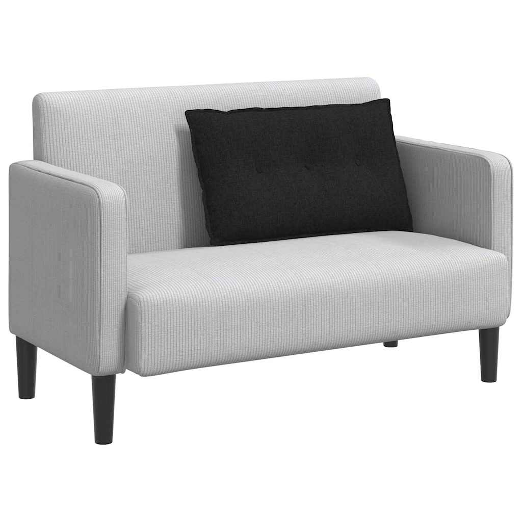 Vidaxl rugkussen zwart 80 x 19 x 50 cm stof