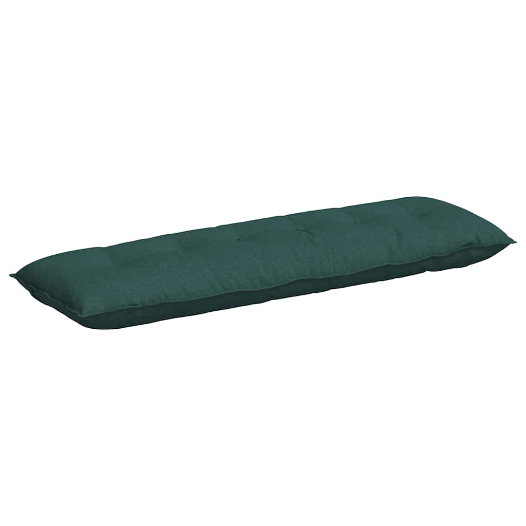 Vidaxl rugkussen donkergroen 160 x 19 x 50 cm stof