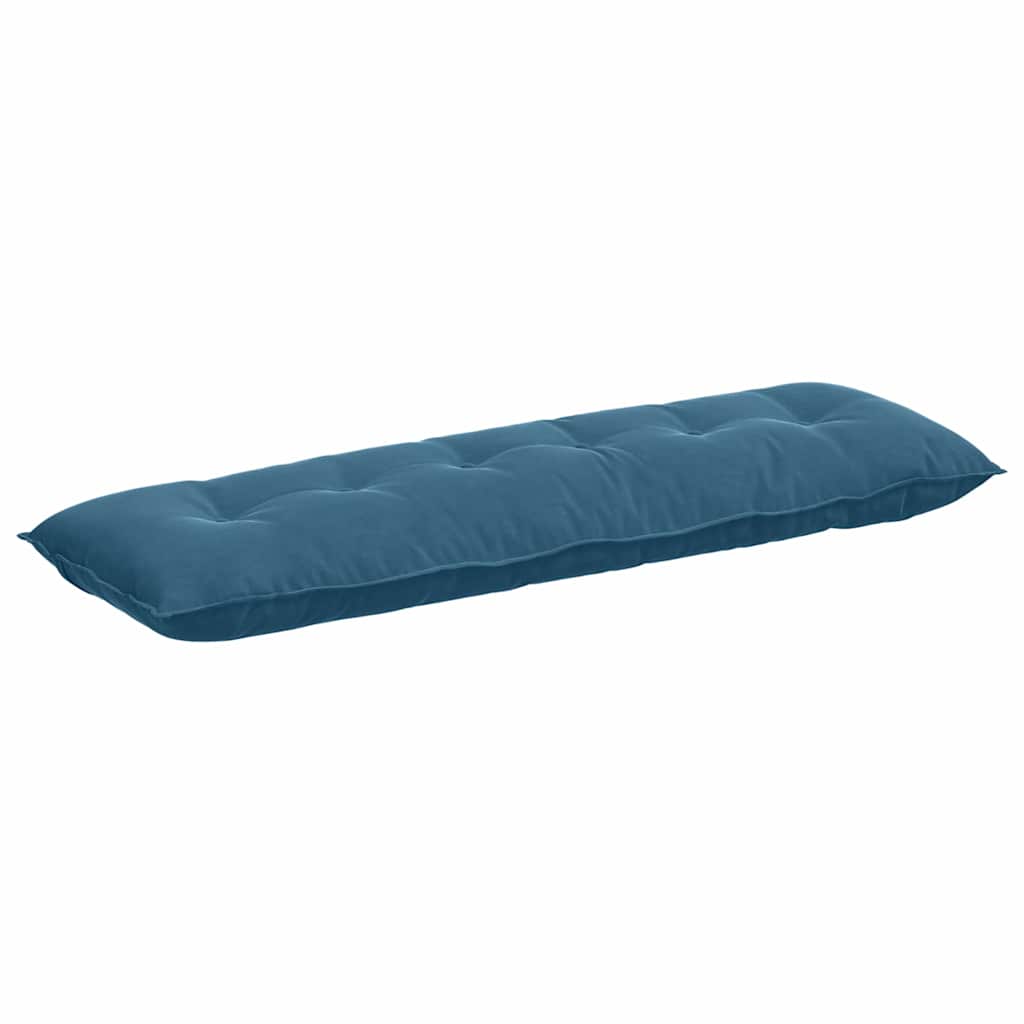 Vidaxl rugkussen blauw 160 x 50 cm cordstof
