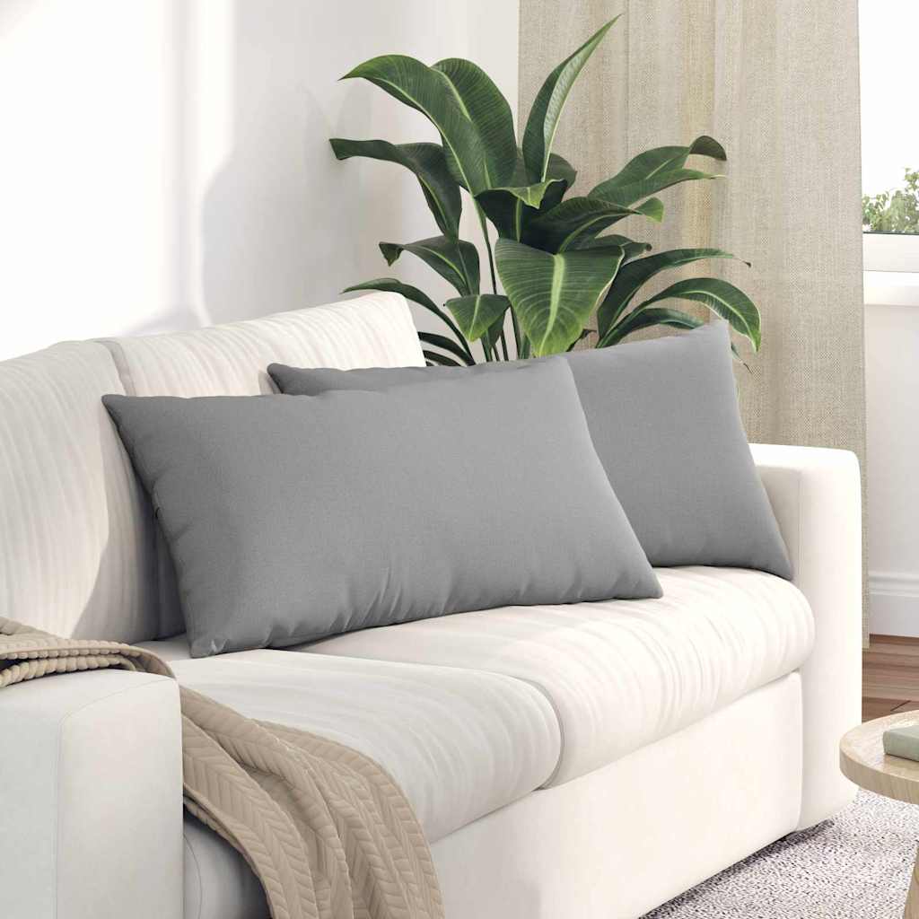 Vidaxl sofa kussens 2 pcs wolkengrijs 80 x 40 cm stof