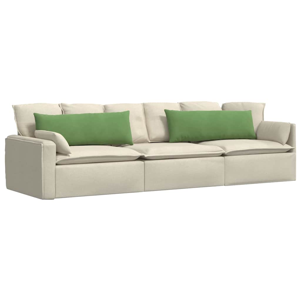 Vidaxl sofa kussens 2 stuks lichtgroen 120 x 40 cm cordstof