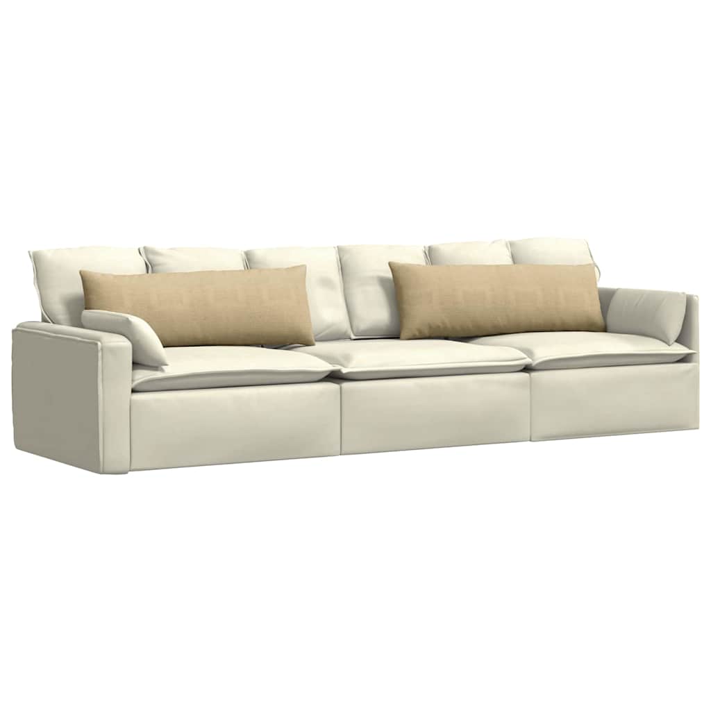 Vidaxl sofa kussens 2 stuks grijs groen 120 x 40 cm cordstof