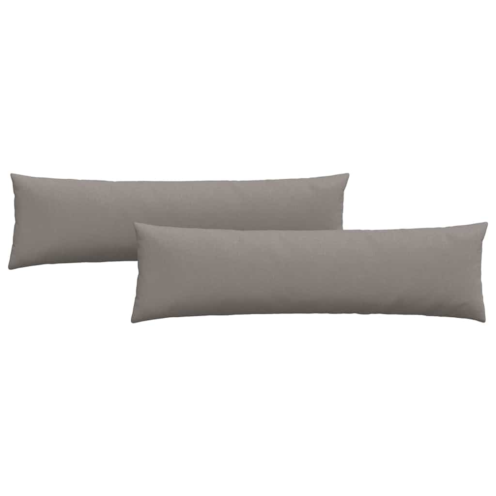 Vidaxl sofa kussens 2 stuks taupe 145 x 40 cm stof