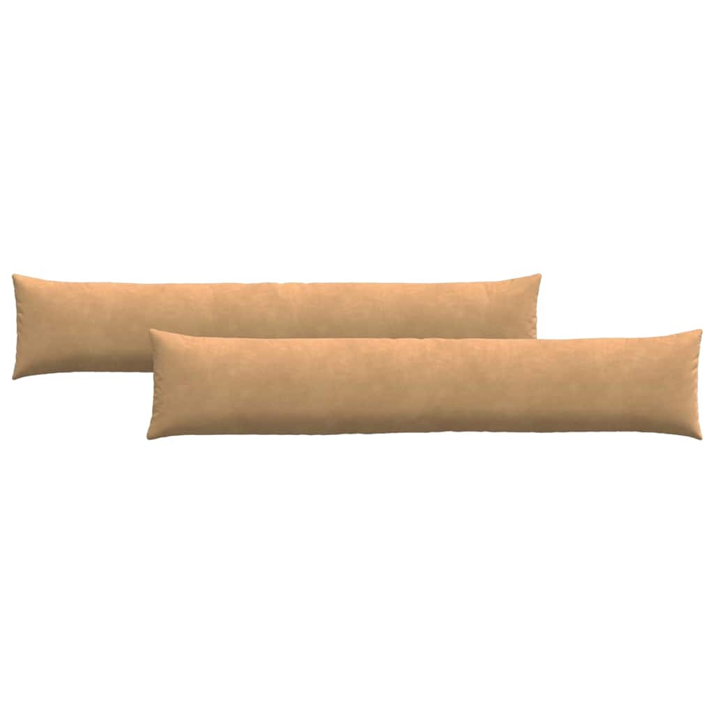 Vidaxl sofa kussens 2 stuks bruin 200 x 40 cm cordstof