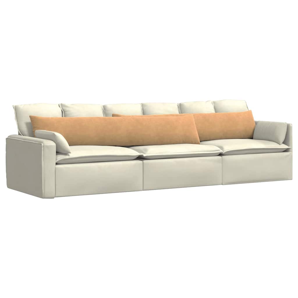 Vidaxl sofa kussens 2 stuks bruin 200 x 40 cm cordstof