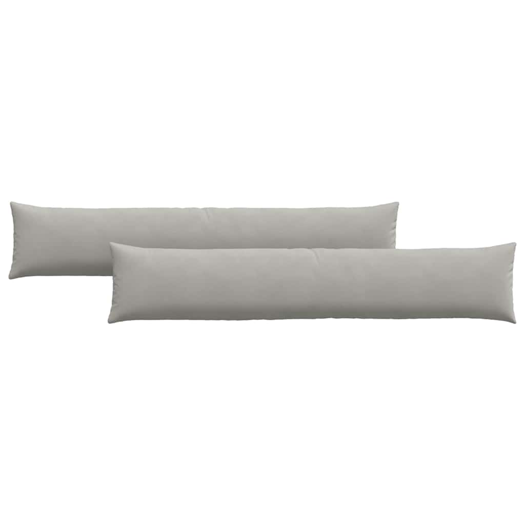 Vidaxl sofa kussens 2 stuks lichtgrijs 200 x 40 cm stof
