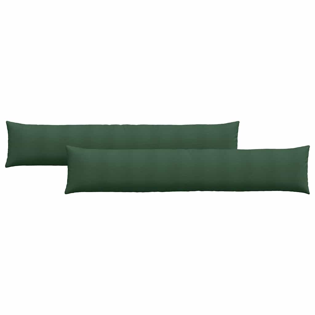 Vidaxl sofa kussens 2 stuks donkergroen 200 x 40 cm cordstof