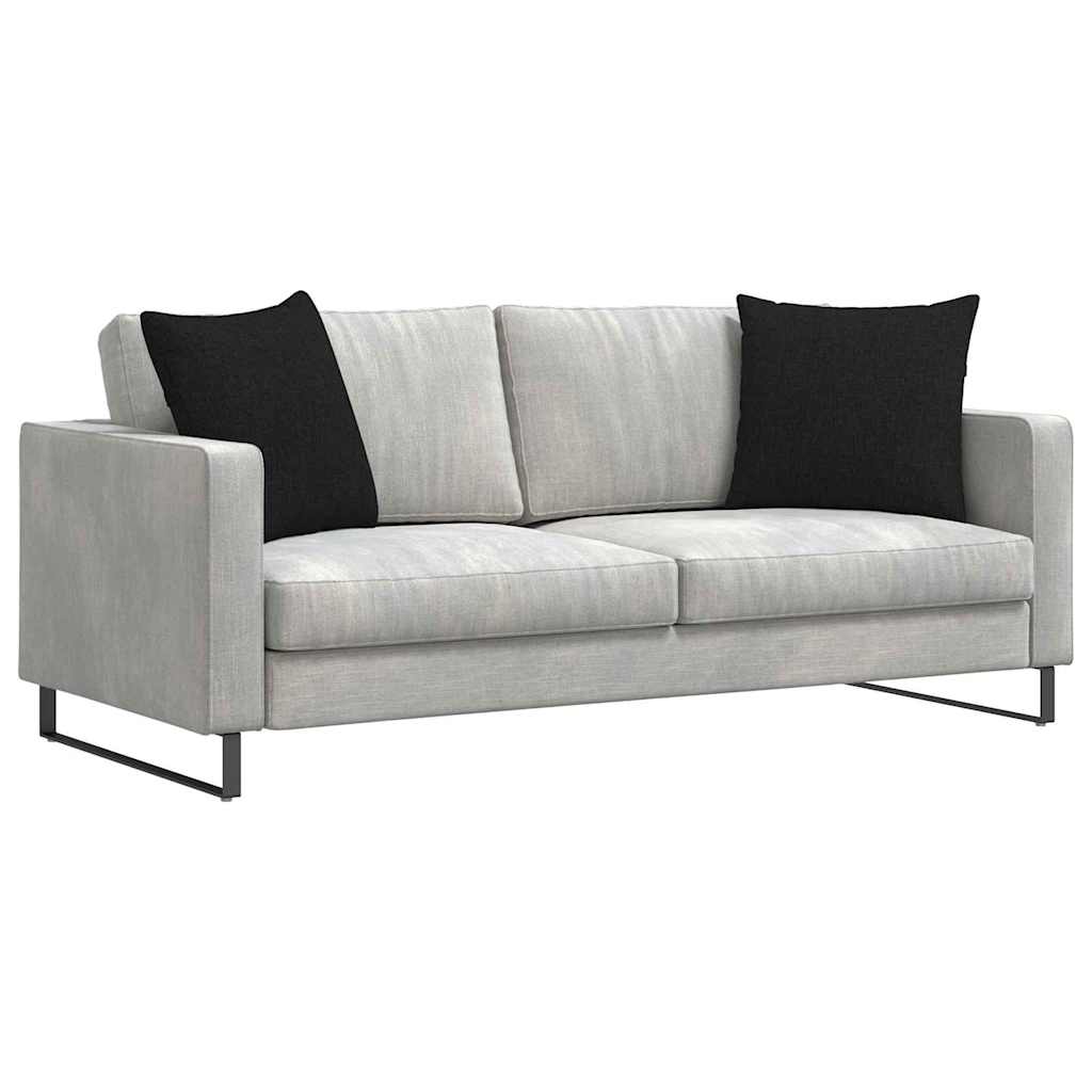 Vidaxl sofa kussens 2 pcs zwart 50 x 50 cm stof