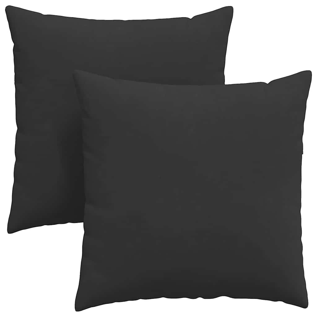 Vidaxl sofa kussens 2 stuks zwart 60 x 60 cm stof