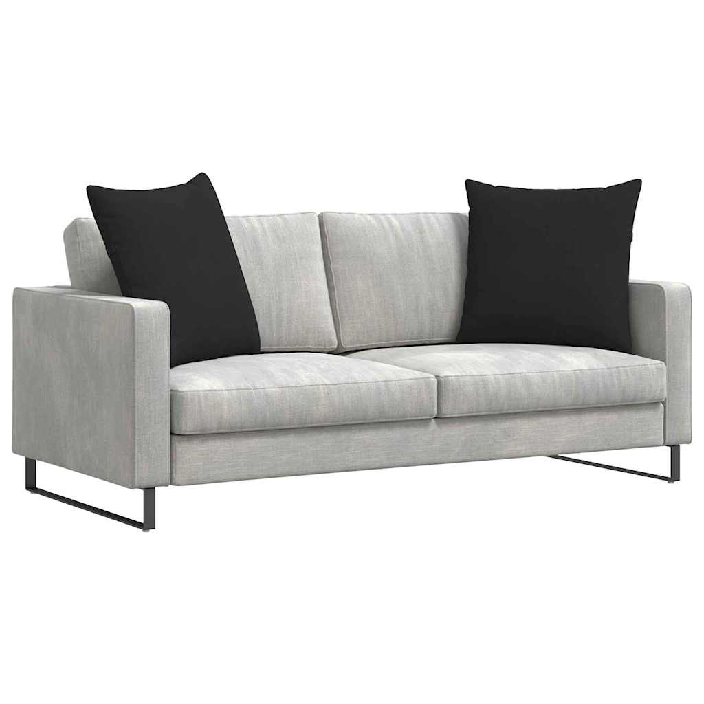 Vidaxl sofa kussens 2 stuks zwart 60 x 60 cm stof