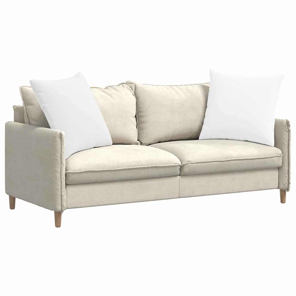 Vidaxl sofa kussens 2 pcs wit 80 x 80 cm stof