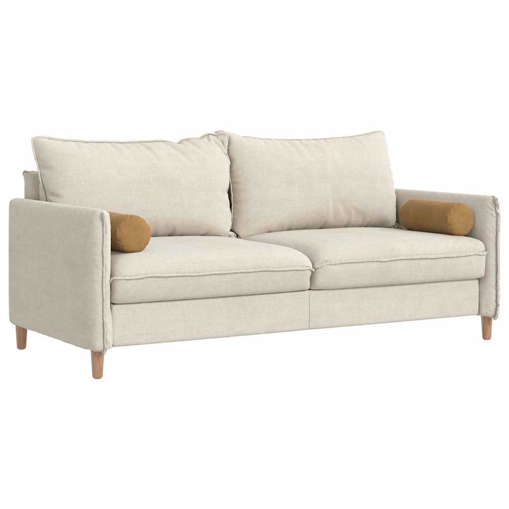 Vidaxl bolster kussens 2 stuks bruin ø 15 x 40 cm cordstof