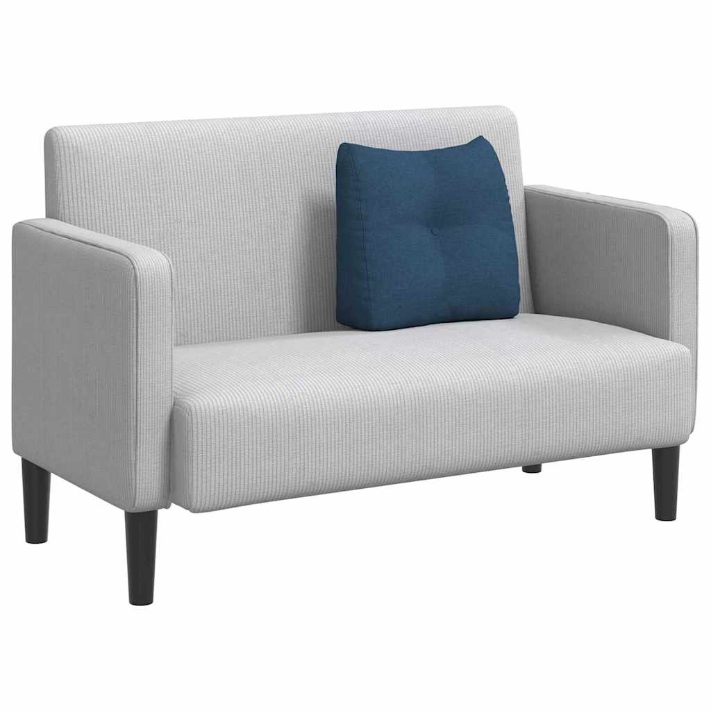 Vidaxl rugkussen blauw 45 x 24 x 50 cm stof