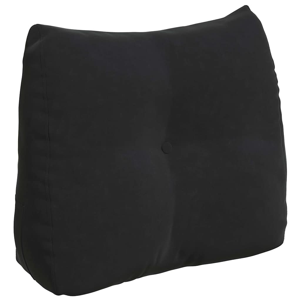 Vidaxl rugkussen zwart 60 x 24 x 50 cm fluweel