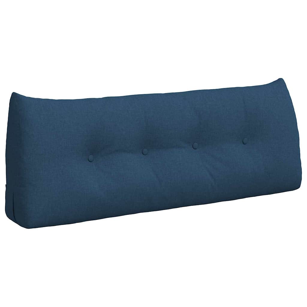 Vidaxl rugkussen blauw 120 x 24 x 50 cm stof