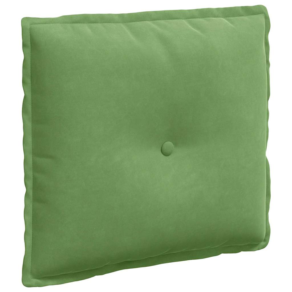 Vidaxl rugkussen lichtgroen 50 x 45 cm cordstof