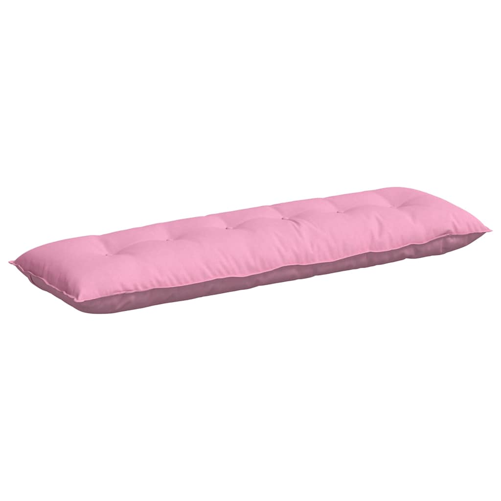 Vidaxl rugkussen roze 160 x 19 x 50 cm stof