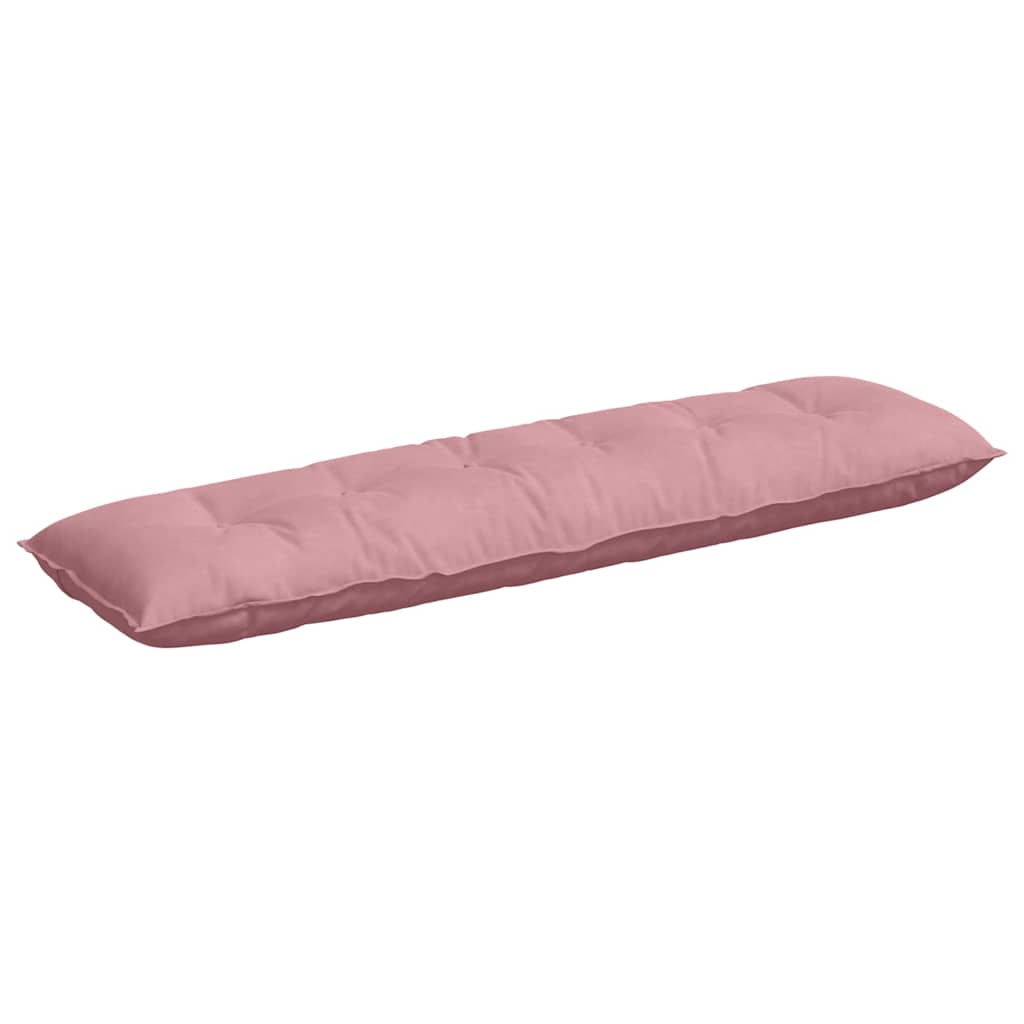 Vidaxl rugkussen roze 180 x 50 cm cordstof