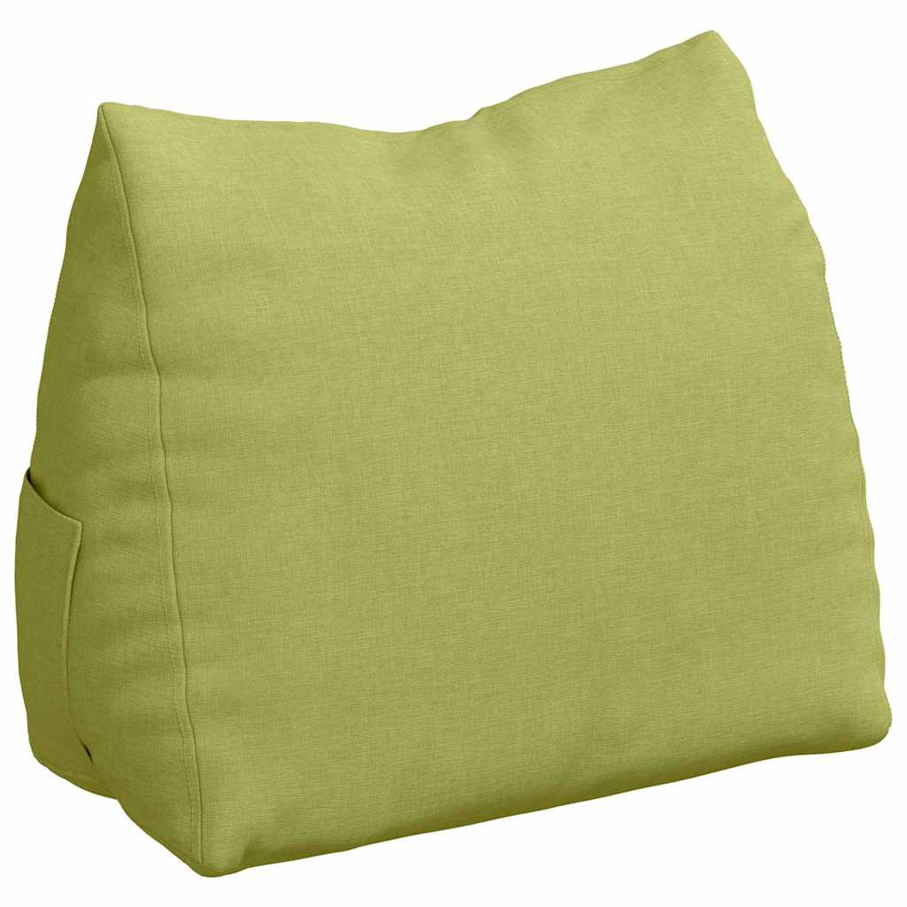 Vidaxl rugkussen lichtgroen 45 x 20 x 35 cm stof