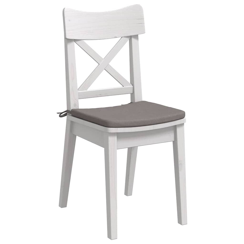Vidaxl zitkussens 4 pcs taupe 40 x 40 x 3 cm stof