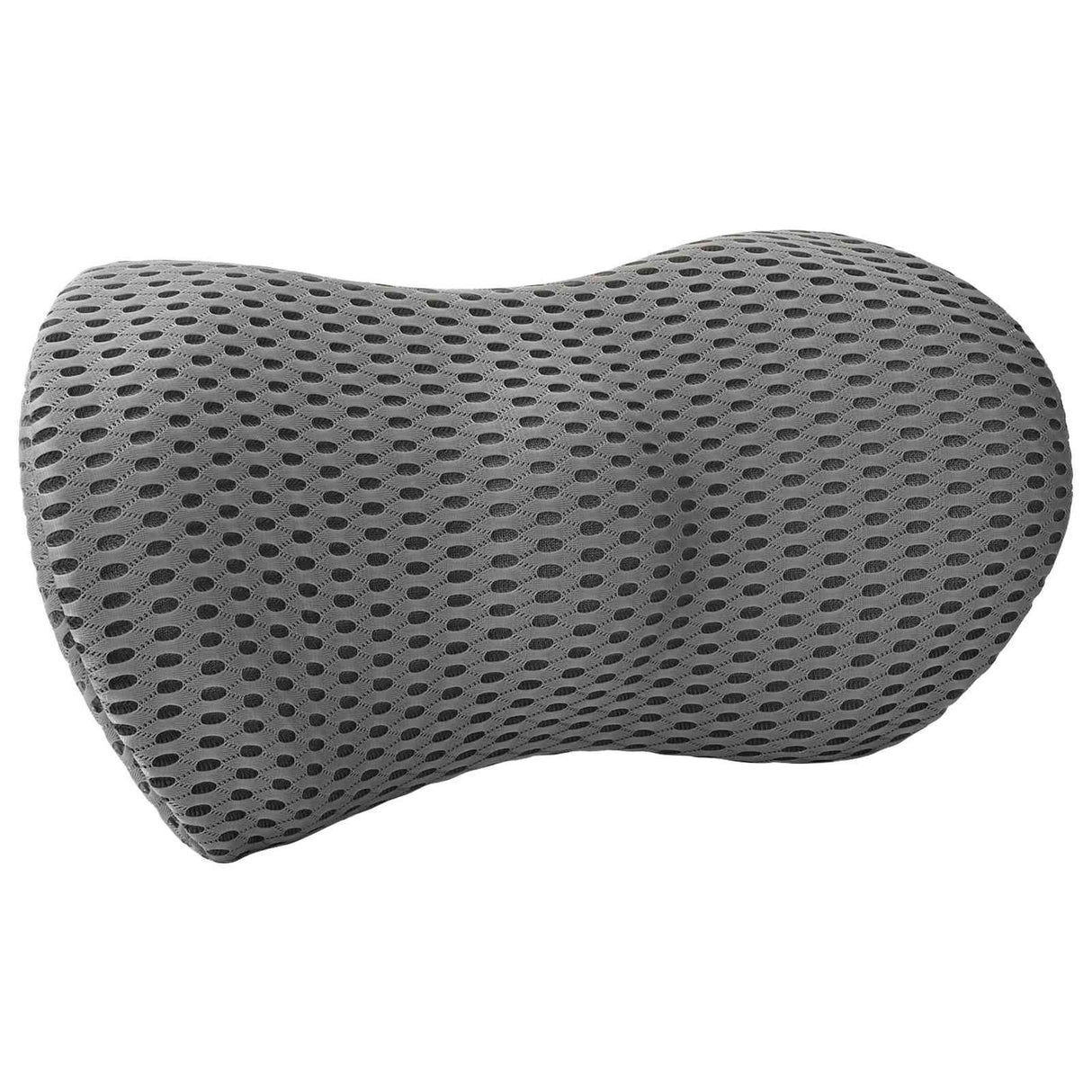 Vidaxl rugkussen met kussen grijs 47,5 x 23 x 12 cm 4d mesh