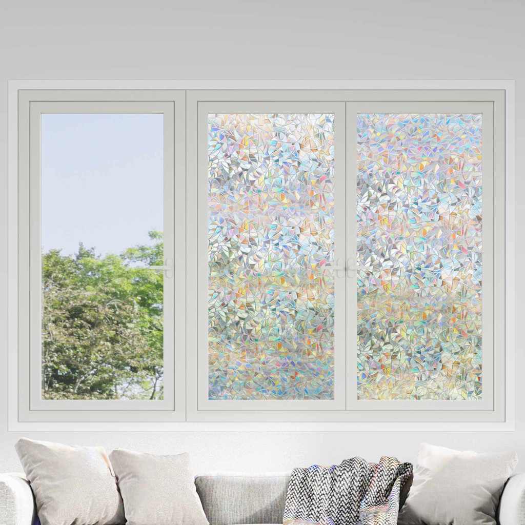Vidaxl statistisch raamfoli doorzichtig 90 x 2000 cm pvc