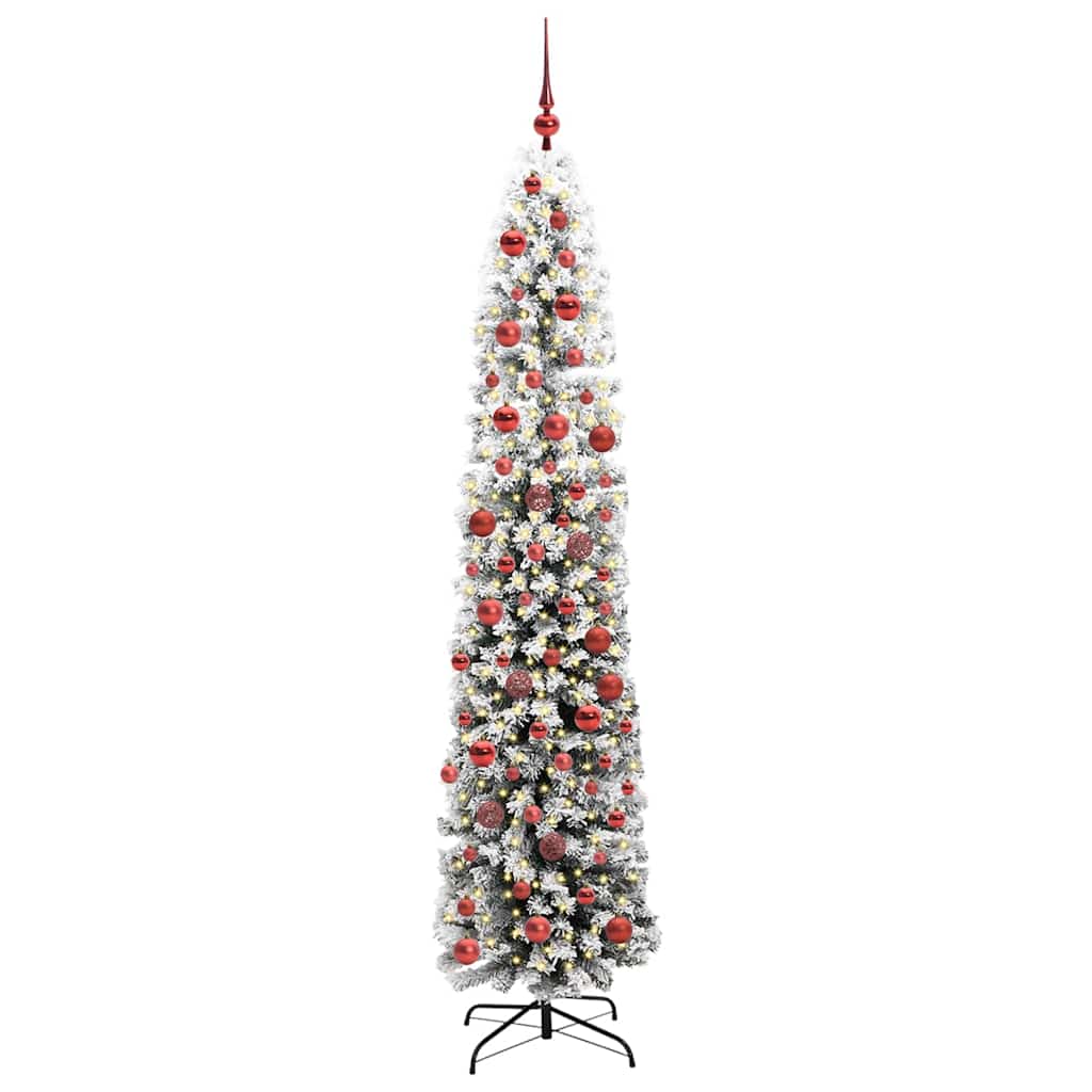 Vidaxl kunstkerstboom groen 180 cm pvc en staal en kunststof