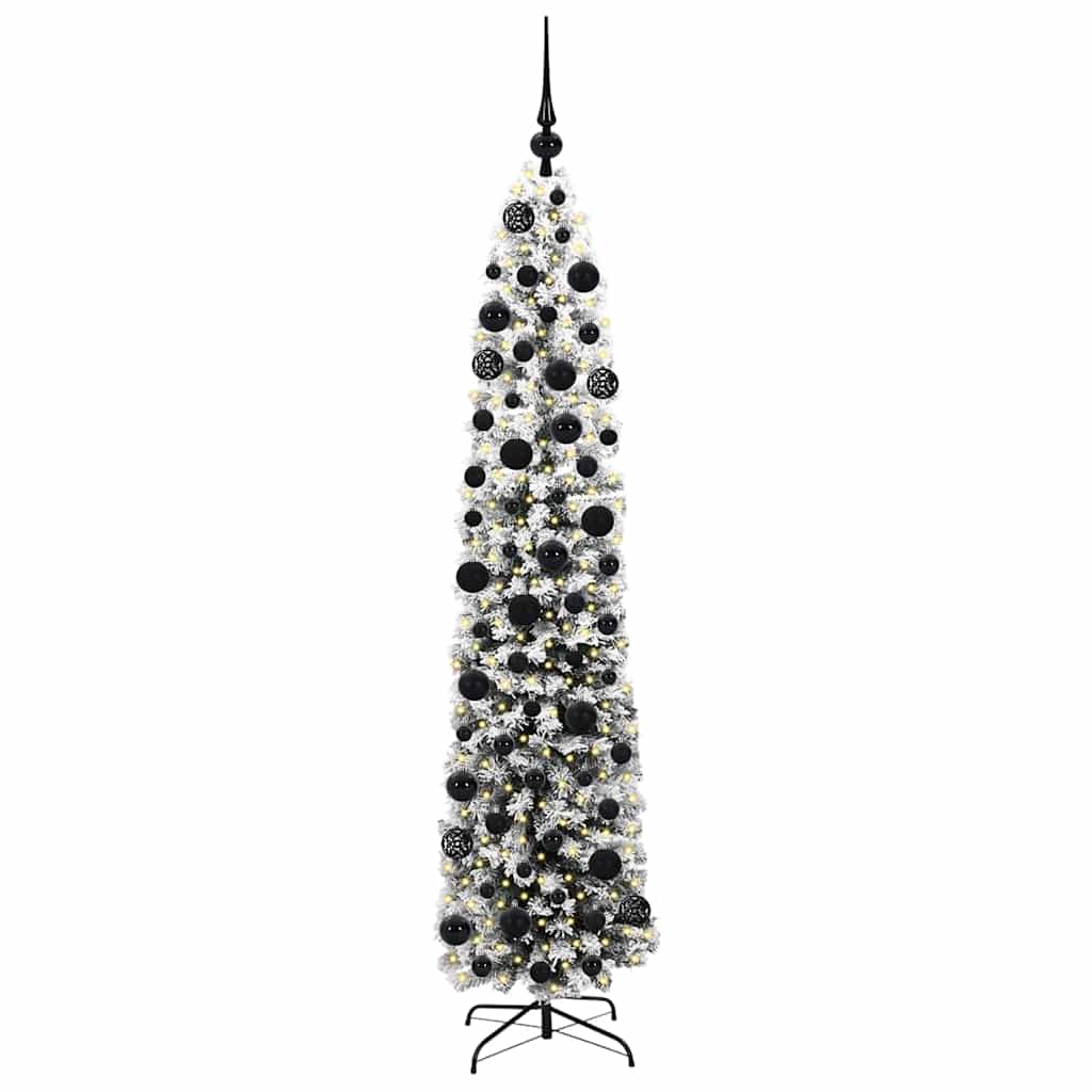 Vidaxl kunstkerstboom groen 180 cm pvc en staal en kunststof