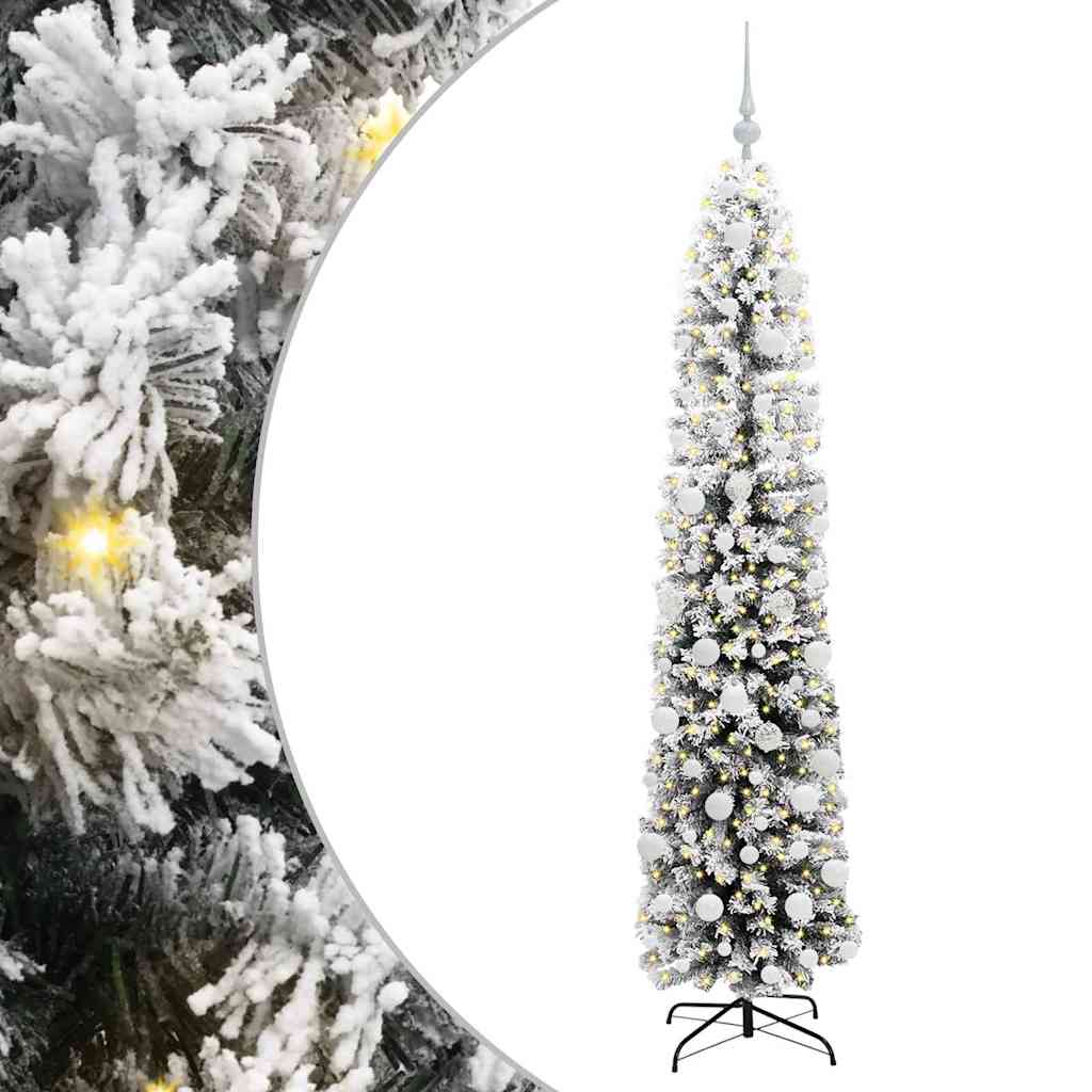 Vidaxl kunstkerstboom groen 180 cm pvc en staal en kunststof