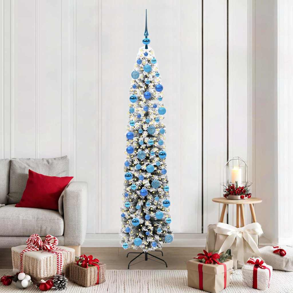 Vidaxl kunstkerstboom groen 180 cm pvc en staal en kunststof