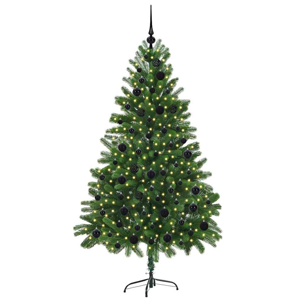 Vidaxl kerstboom met 300 led met standaard groen 180 cm pe