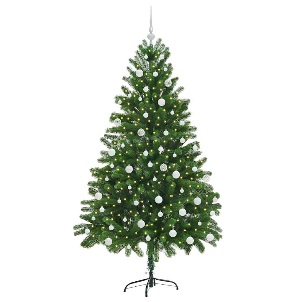 Vidaxl kerstboom met 300 led met standaard groen 180 cm pe
