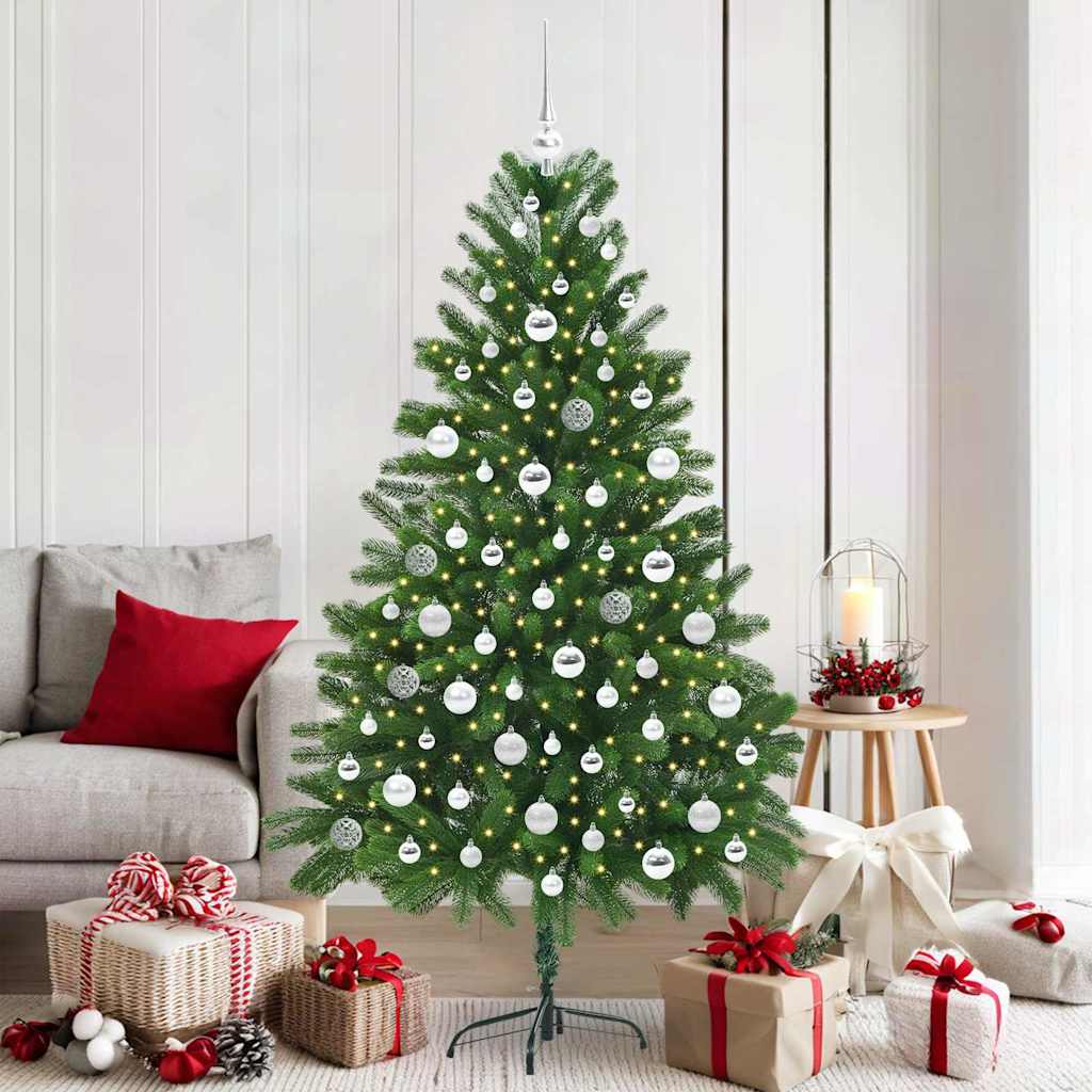 Vidaxl kerstboom met 300 led met standaard groen 180 cm pe