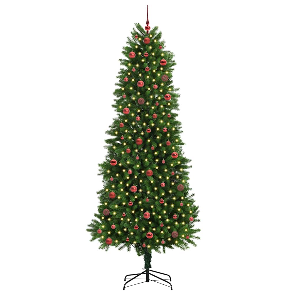 Vidaxl kerstboom met 300 led met standaard groen 240 cm pe