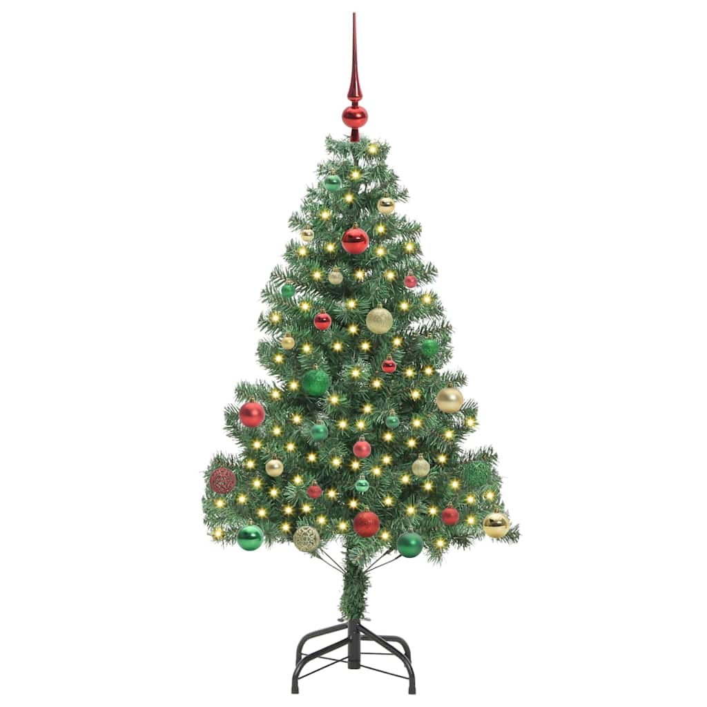 Vidaxl kerstboom met 150 led met standaard groen 150 cm pvc