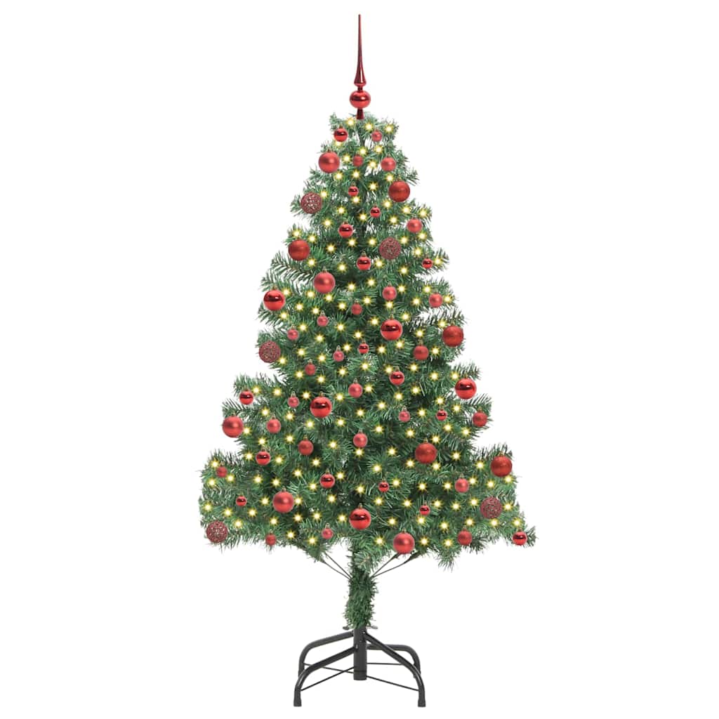 Vidaxl kerstboom met 300 led met standaard groen 180 cm pvc