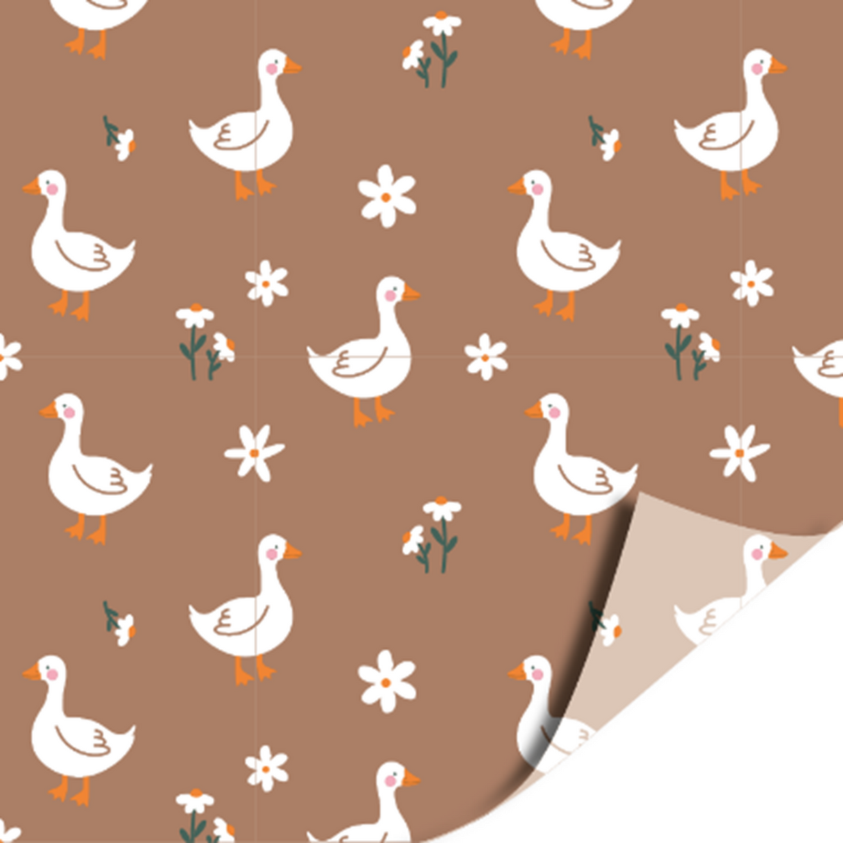 Kasseplan tællerrulle 50cm 100m - gåsebrun beige