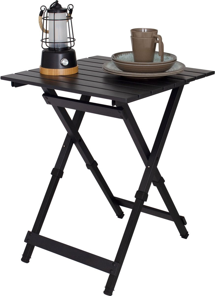 Eurotrail campingtafel epinal, inklapbaar, antraziet aluminium