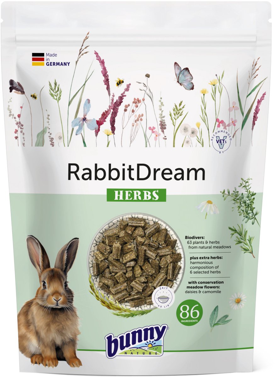Bunny natur kanin drømmeurter 1,5 kg