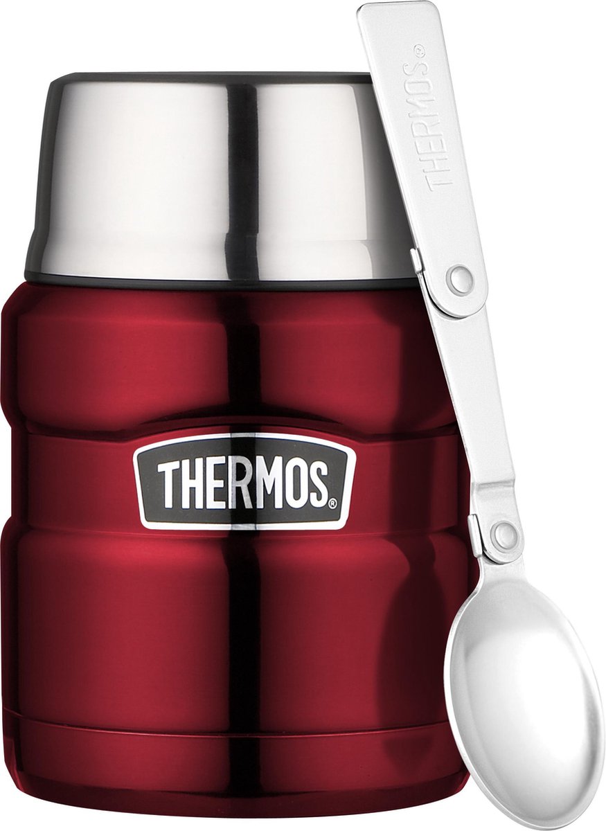 Termoisoleret madkasse 0,45l rød - - 184807